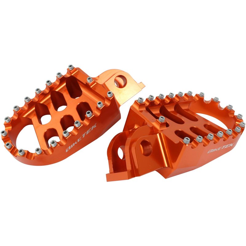 BikeTek Wide Foot Pegs - KTM SX250 2000-16