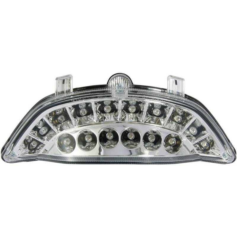 Bike It LED Rear Tail Light With Clear Lens & Integral Indicators - Yamaha V-Max 1700 2009-12