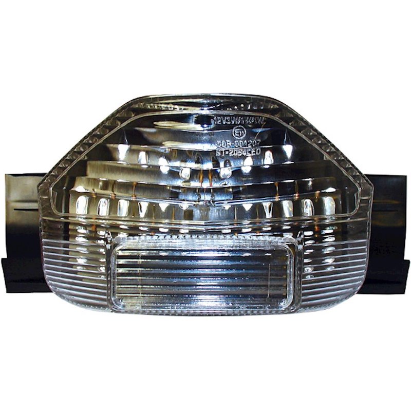 Bike It LED Rear Tail Light With Clear Lens & Integral Indicators - Kawasaki ZZ-R1400 2006-11