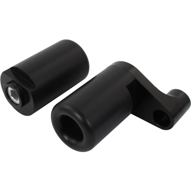 BikeTek Black STP Crash Protectors Set - Suzuki GSXR1000 2007-08