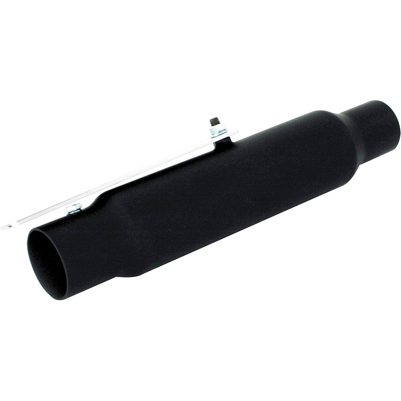 Bike It Universal Shorty Silencer - Matt Black