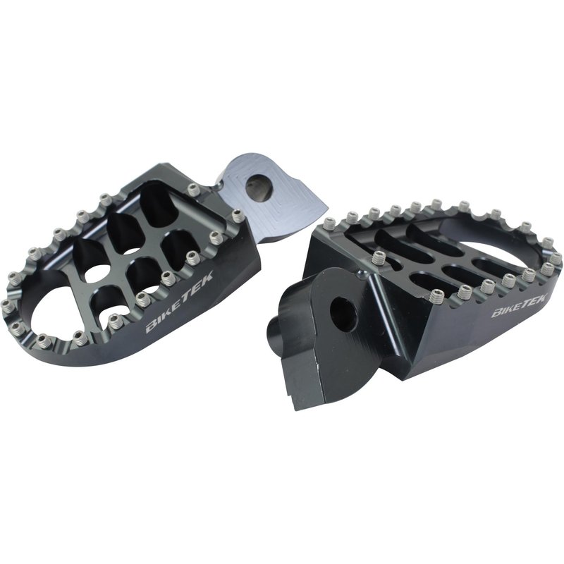 BikeTek Wide Foot Pegs - Yamaha YZ65 2018-21