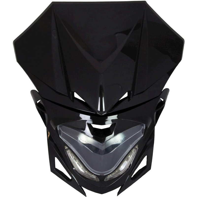 Bike It Universal Transformer 12V 20W Fairing Headlight - Black