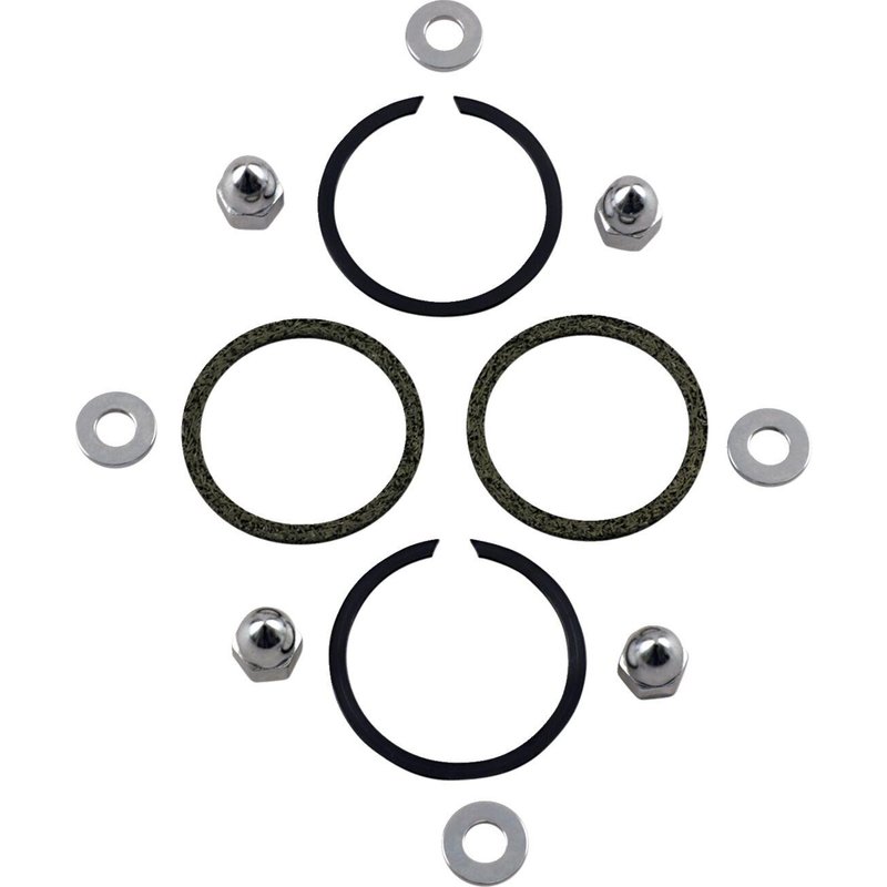 JGI-65324-83-KW1 - James Exhaust Port Gasket Kit For Harley Davidson FLD 1690 2012-2013