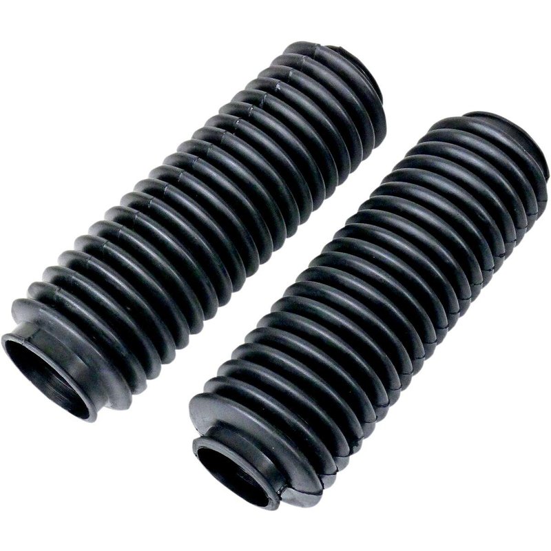 16-3002 - K&S Fork Boots Kit For Triumph Bonneville 750 T140 1973-1981 - Black