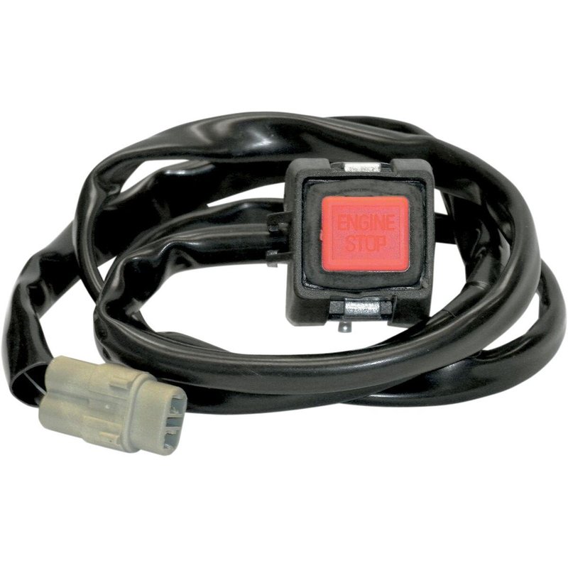 12-0102P - K&S Kill Switch For Yamaha YZ125 2005-2015 - Black/Red