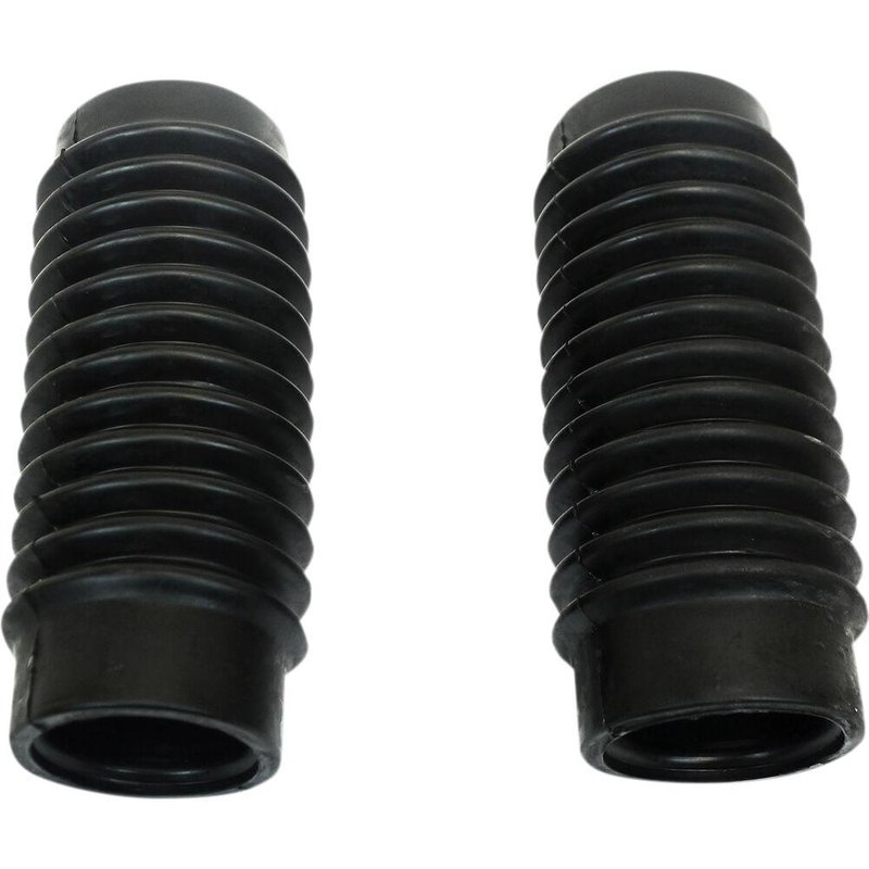 16-3008 - K&S Fork Boots Kit For Triumph Bonneville 650 T120 1968-1970 - Black