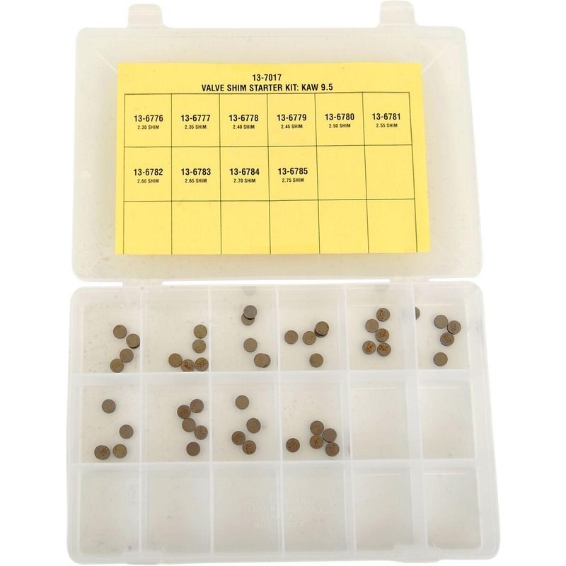13-7017 - K&L Valve Shim Starter Kit For Yamaha CP 250 2006-2008 2.30 mm - 2.75 mm