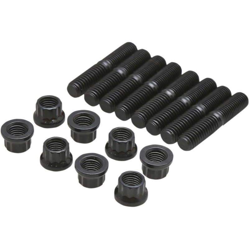 20-21045 - Kibblewhite Rocker Arm Shaft Stud & Nut Kit For Harley Davidson FLDE 1750 2018-2020 - Black Oxide