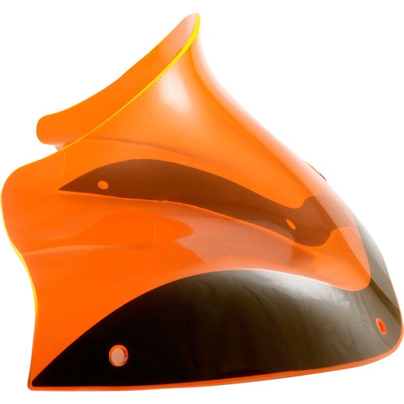 KWW-01-0623 - Klock Werks Kolor Flare Ice Windshield For Harley Davidson FLTR 1450 Road Glide 1999-2003 20.5 cm (8") - Orange