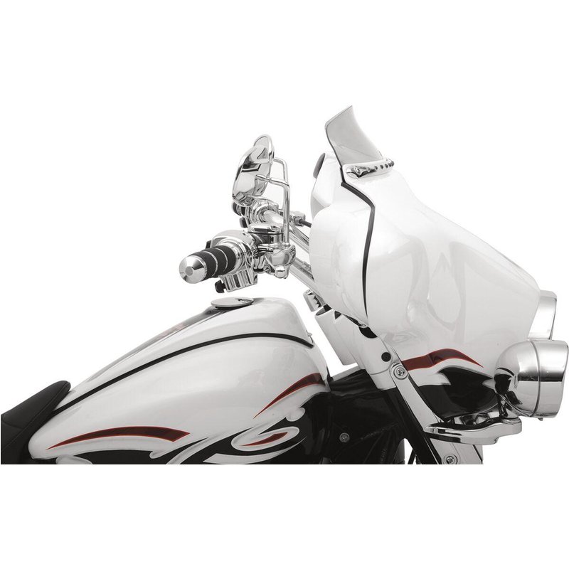 KWW-01-0202 - Klock Werks Flare Windshield For Harley Davidson FLHTC1450 2002-2004 89 mm (3-1/2") - Tinted