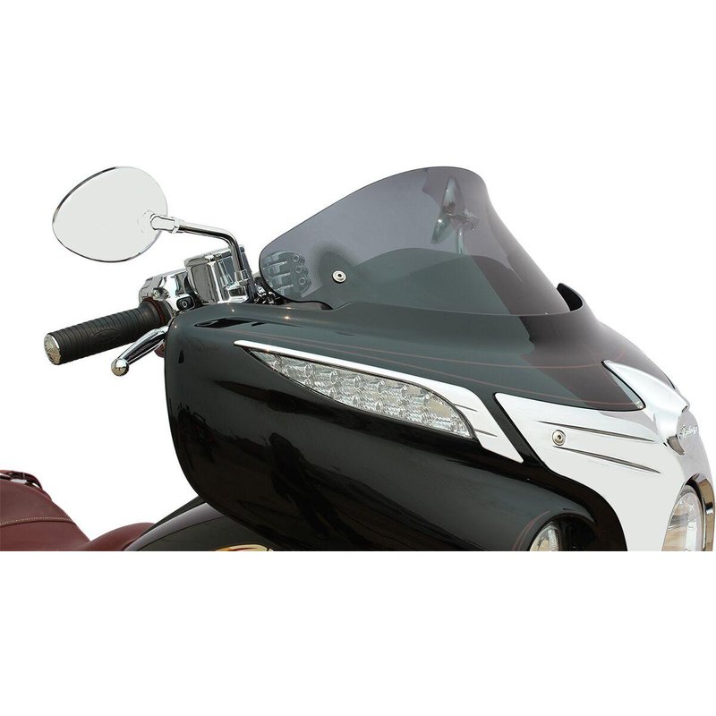 KWW-04-0040 - Klock Werks Flare Windshield For Indian Chieftan 111 2014-2020 25.5 cm (10") - Dark Smoke