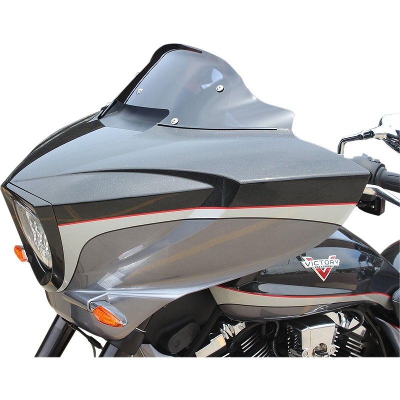 KWW-06-0431 - Klock Werks Low Flare Windshield For Victory Cross Country 106 2010-2017 16.5 cm (6-1/2") - Dark Smoke