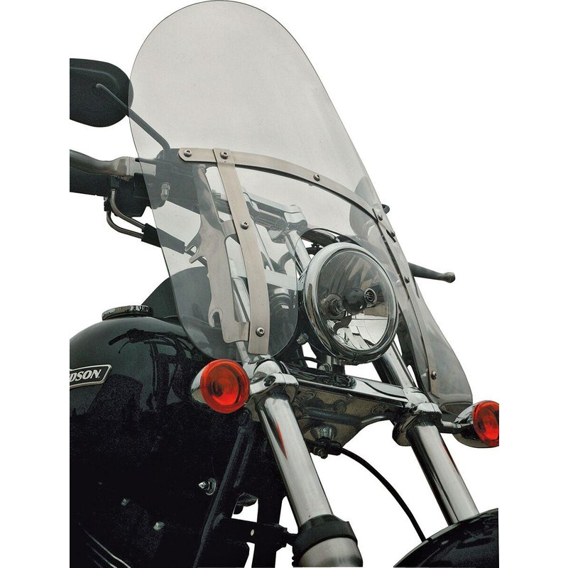 KWW-02-0223 - Klock Werks Flare Billboard Windshield For Harley Davidson FXDWG 1340 1993-1998 45.5 cm (18") - Clear