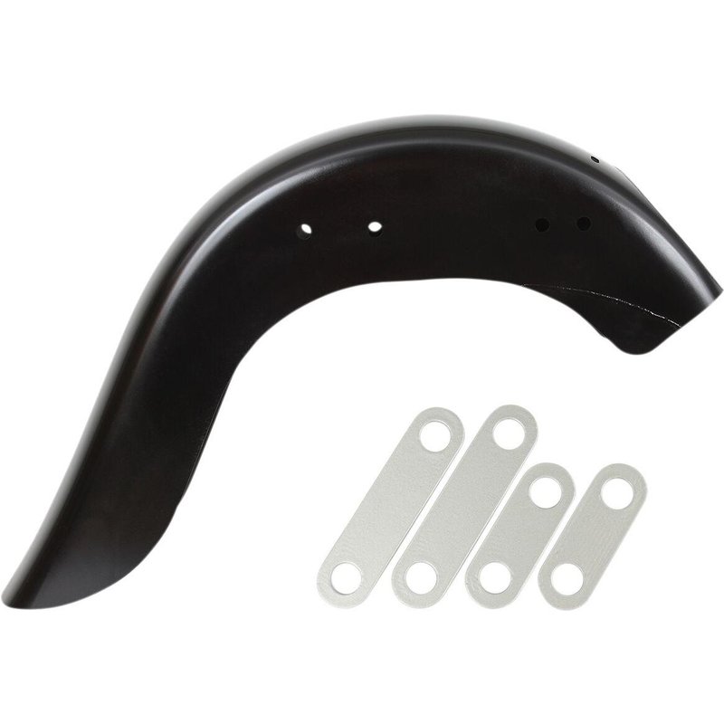 KWF-02-0488-S - Klock Werks Benchmark Fender For Harley Davidson FLDE 1750 2018-2020 Rear 35.6 cm (14") - Black