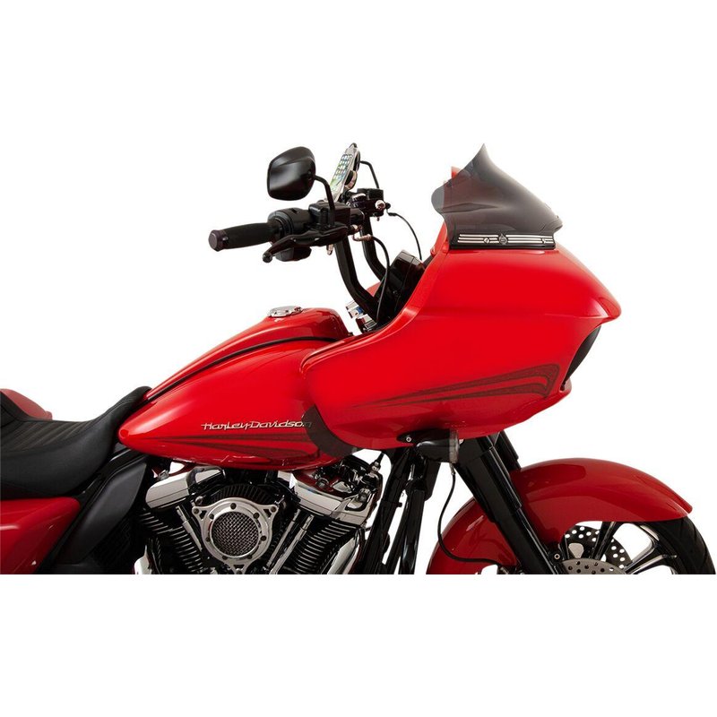 KWW-01-0326 - Klock Werks Sport Flare Windshield For Harley Davidson FLTRK 1868 2020-2024 23 cm (9") - Dark Smoke
