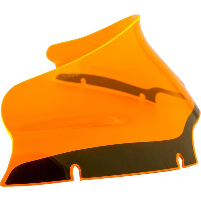 KWW-01-0628 - Klock Werks Kolor Flare Ice Windshield For Harley Davidson FLTRK 1868 2020-2024 15 cm (6") - Orange