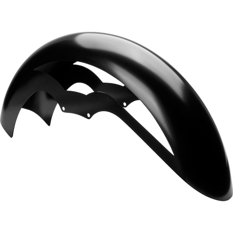 KWF-01-0306 - Klock Werks Hugger Ventana Fender For Harley Davidson FLH 1868 ABS 2021 40.6 cm (16")/43.18 cm (17")/45.72 cm (18")/48.26 cm (19") Front - Black