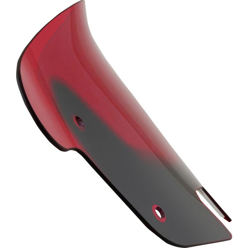KWW-04-0636 - Klock Werks Kolor Flare Windshield For Indian Chieftan 111 2014-2020 25.5 cm (10") - Red