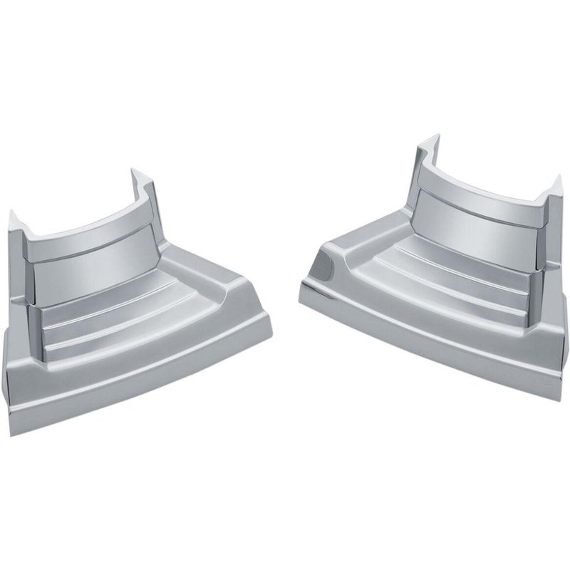KUR7185 - Kuryakyn Spark Plug Head Bolt Covers For Harley Davidson FLDE 1750 2018 - Chrome/Silver