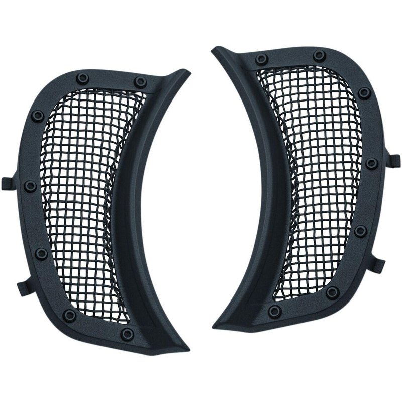KUR6519 - Kuryakyn Mesh Headlight Vent Accents For Harley Davidson FLTRK 1868 2020 - Black