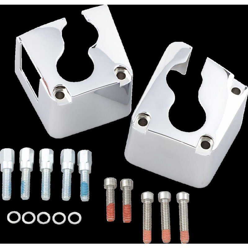 KUR8123 - Kuryakyn Tappet Block Covers For Harley Davidson FLH 1340 1984 - Chrome