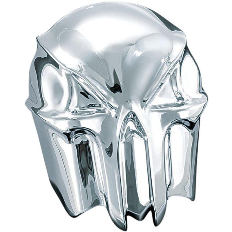 KUR7718 - Kuryakyn Skull Horn Cover For Harley Davidson FLD 1690 2012 - Chrome