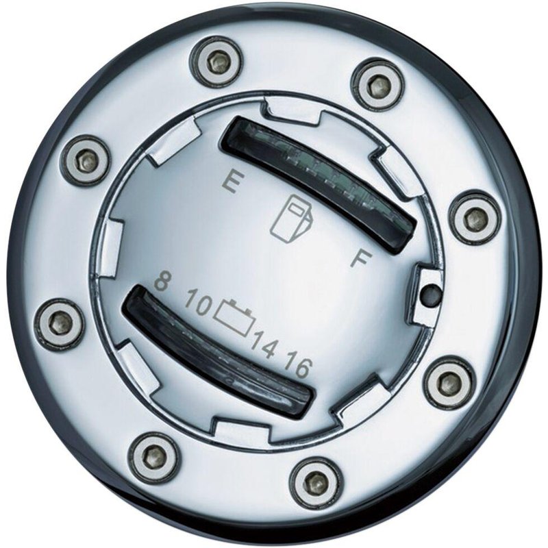 KUR7282 - Kuryakyn Informer LED Fuel/Battery Gauge For Harley Davidson FLD 1690 2012