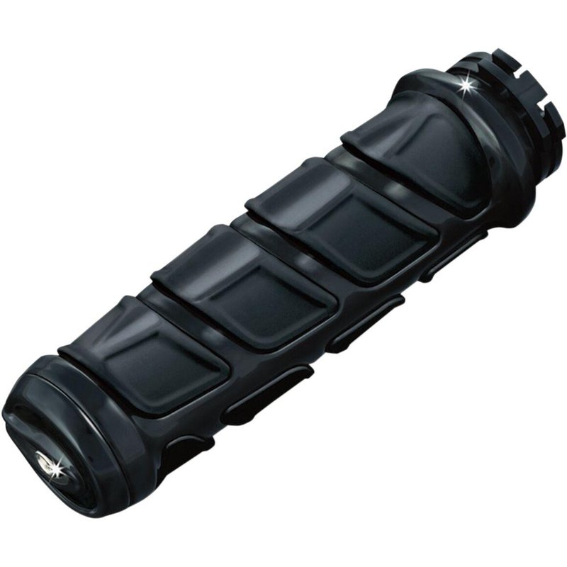 KUR6353 - Kuryakyn Kinetic Grips For 1" Bars For Harley Davidson FLDE 1750 2018 - Black