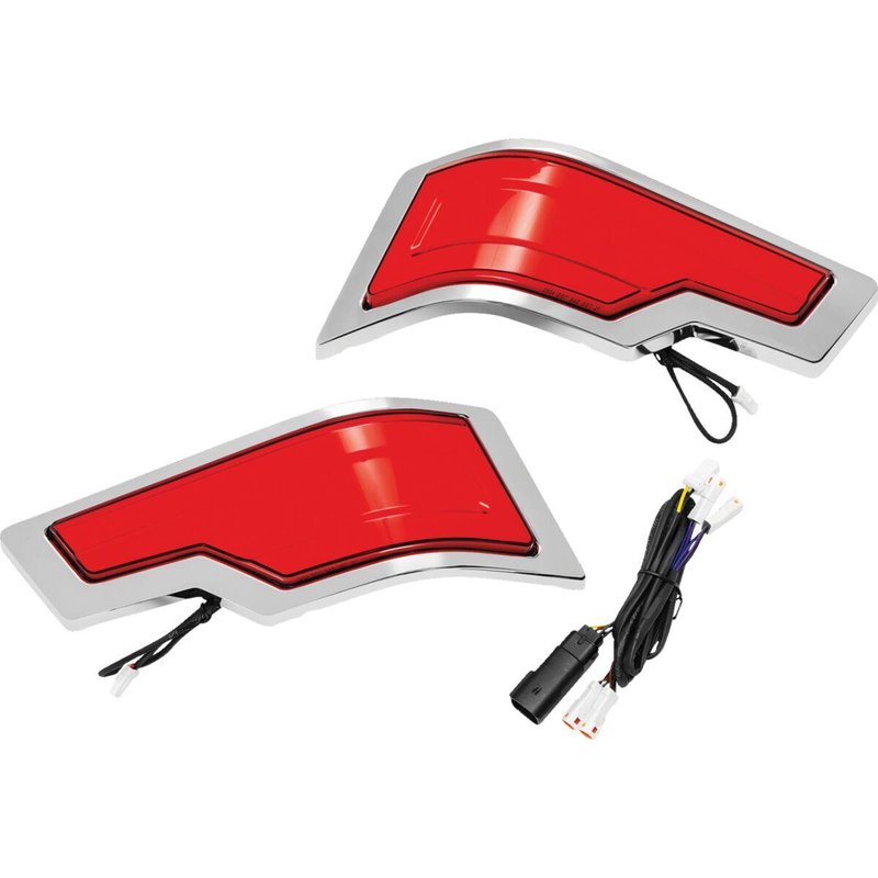 KUR2954 - Kuryakyn Tracer Tour Pack Lights For Harley Davidson FLHTCU 1690 2014 Red