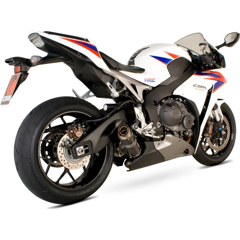 HA1001CEM - Scorpion RP-1 GP Carbon Round Exhaust - Honda CBR 1000 RR 2012 - 2013