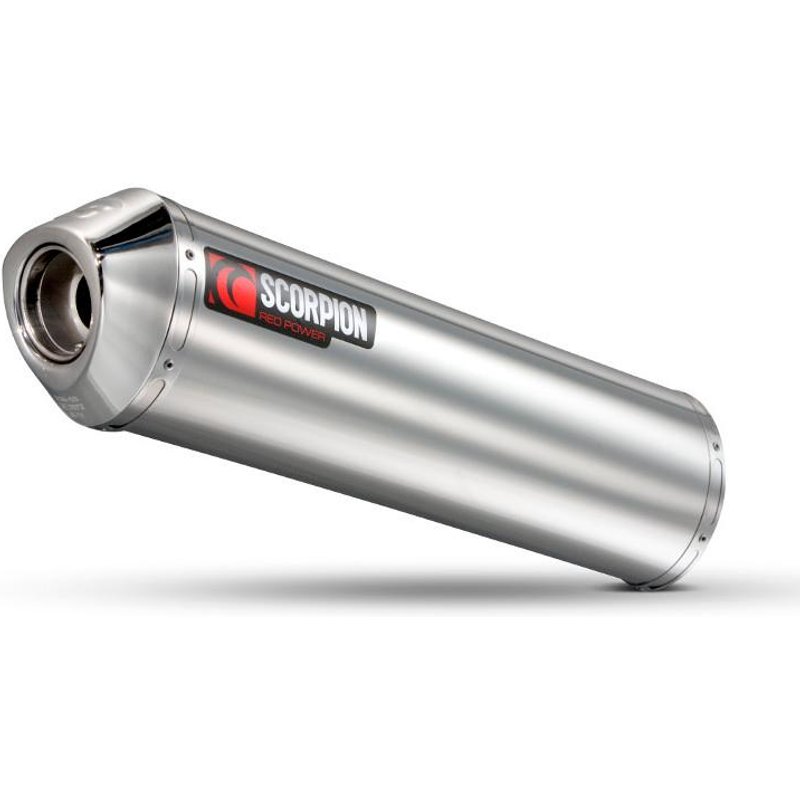 ESI84SEM - Scorpion Factory Stainless Round Exhaust - Suzuki SV 650 2004 - 2015