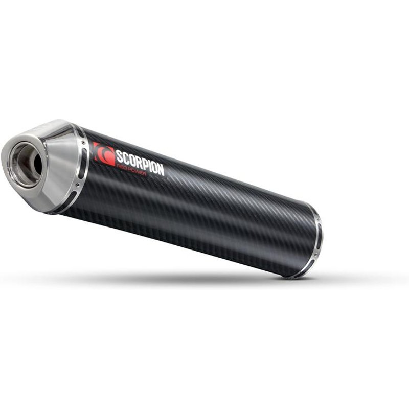 Scorpion Factory Carbon Round Exhaust - Suzuki SV 650 2004 - 2015