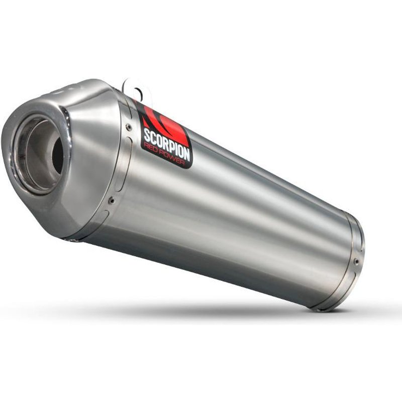 ESI105SEO - Scorpion Power Cone Stainless Oval Exhaust - Suzuki Gladius 650 2009 - 2016