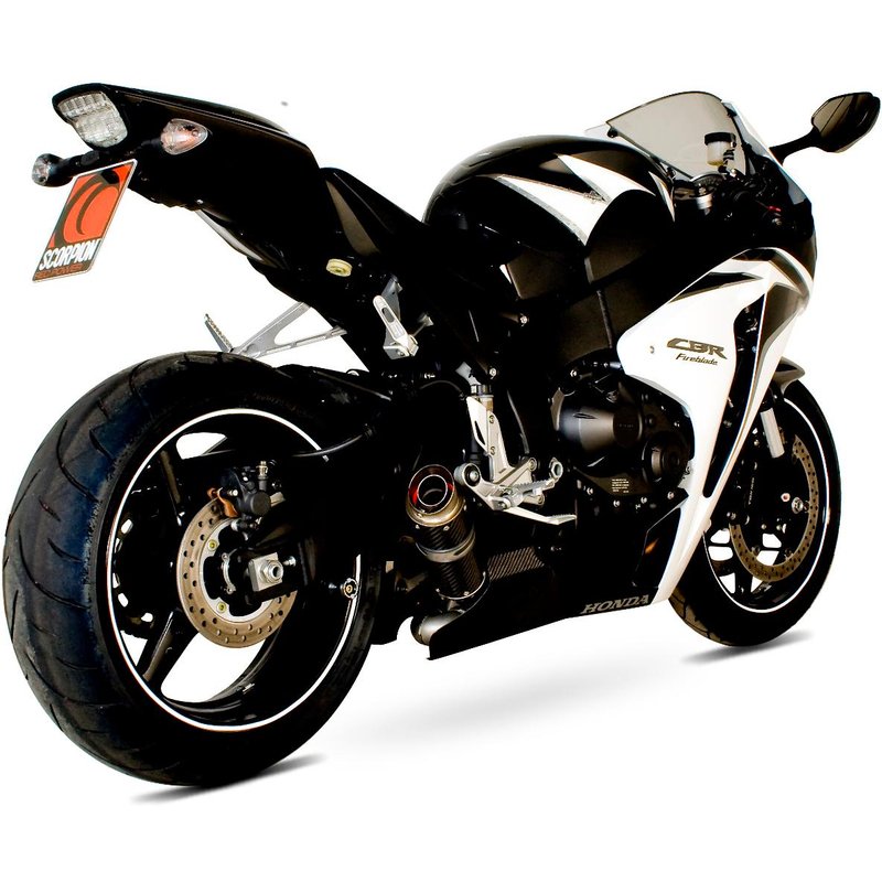 HA1000CEM - Scorpion RP-1 GP Carbon Round Exhaust - Honda CBR 1000 RR 2008 - 2011