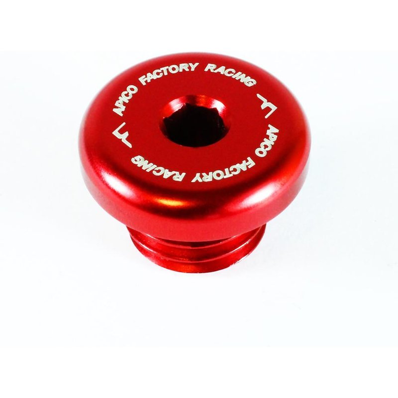 AT PLUGCL MO/B 4T RD - Apico Clutch Oil Filler Plug For Montesa 1997-2023, Beta Rev/Evo 2007-2023 Red