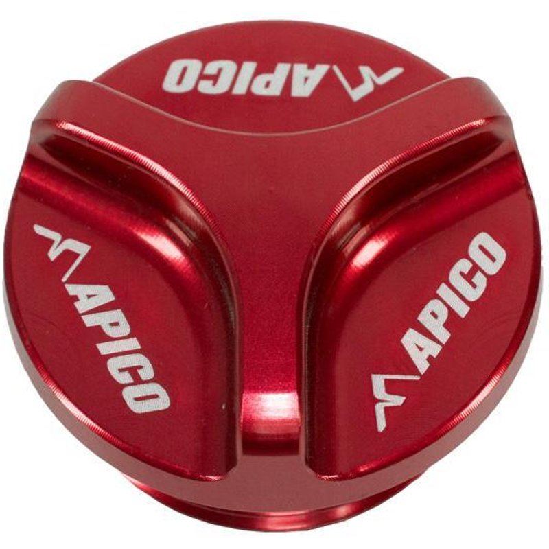 AT FUEL CAP BETA 09 RD - Apico Alloy Fuel Cap For Beta Evo 125/200/250/300 2009-2016 Red
