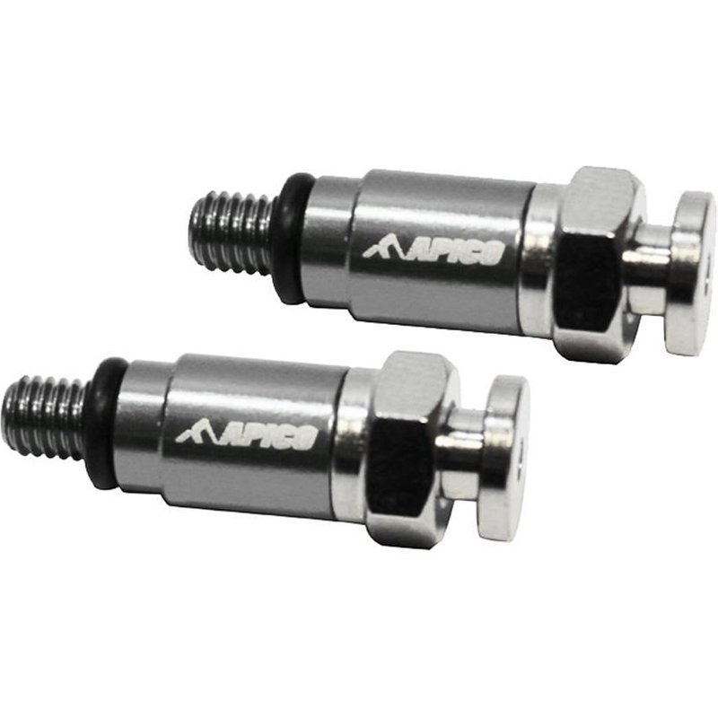 FAIRBLEED M4X0.7 SLV - Apico Fork Air Bleeders For KTM/ WP Forks M4x0.7 Silver