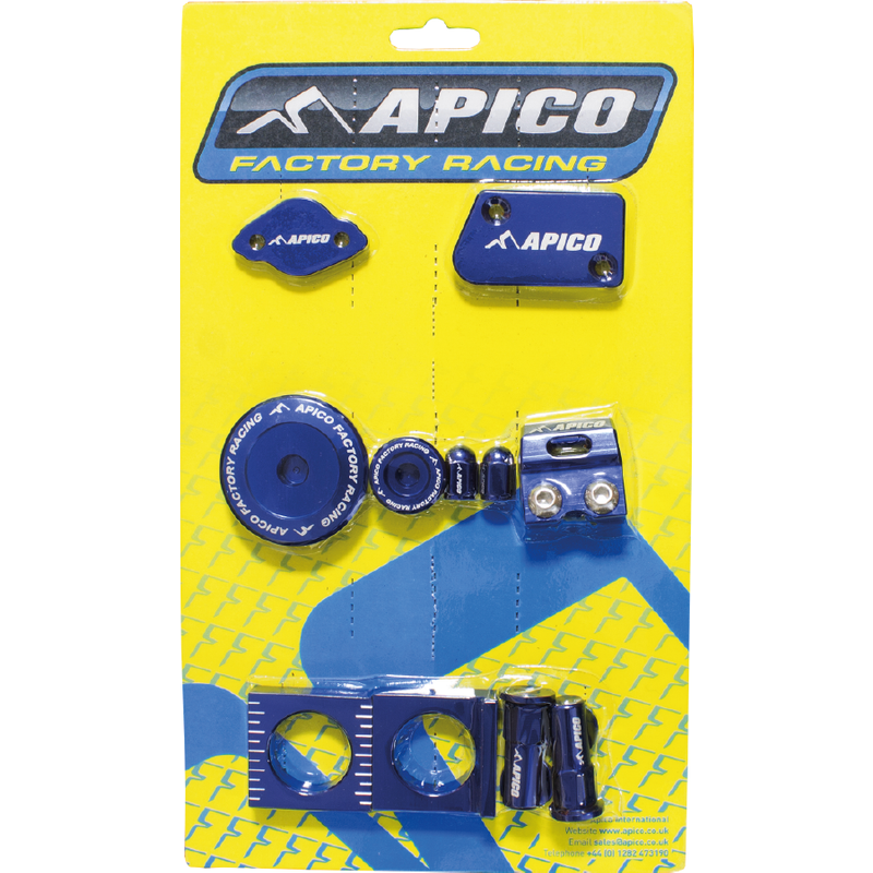 ABP YAMAHA 3 - Apico Factory Bling Pack For Yamaha YZF250 2014-2023, YZF450 2014-2022 Blue