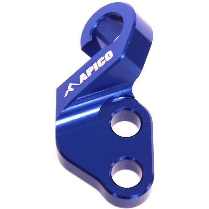 CABLE GUIDE YZF 2 BU - Apico CNC Clutch Cable Guide For Yamaha YZF 250/450 2014-2022, WRF 250/450 2015-2022 Blue