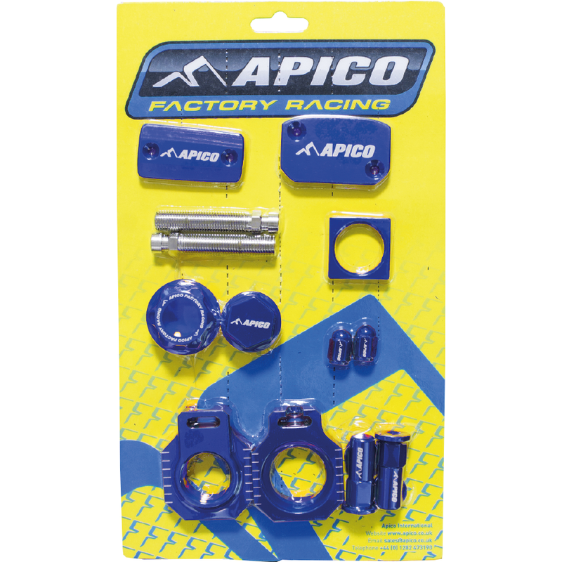 ABP KTM 9 BU - Apico Brembo Brake Factory Bling Pack For KTM SX 125/150 2014-2015, Husqvarna TC125 2016-2021, FC 250/350/450 2016-2021 Blue