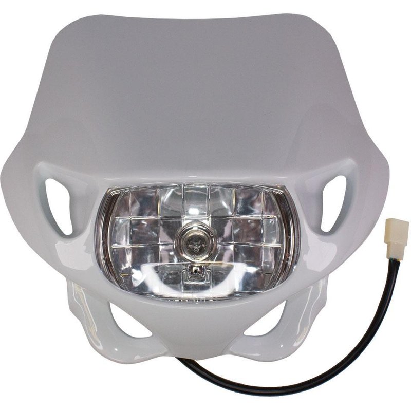 HL MX WH - Apico Universal Enduro Headlight Unit With Hi/Low Beam White