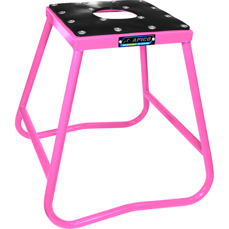 BIKEST STEEL PNK - Apico Steel Box Type Paddock Stand Pink