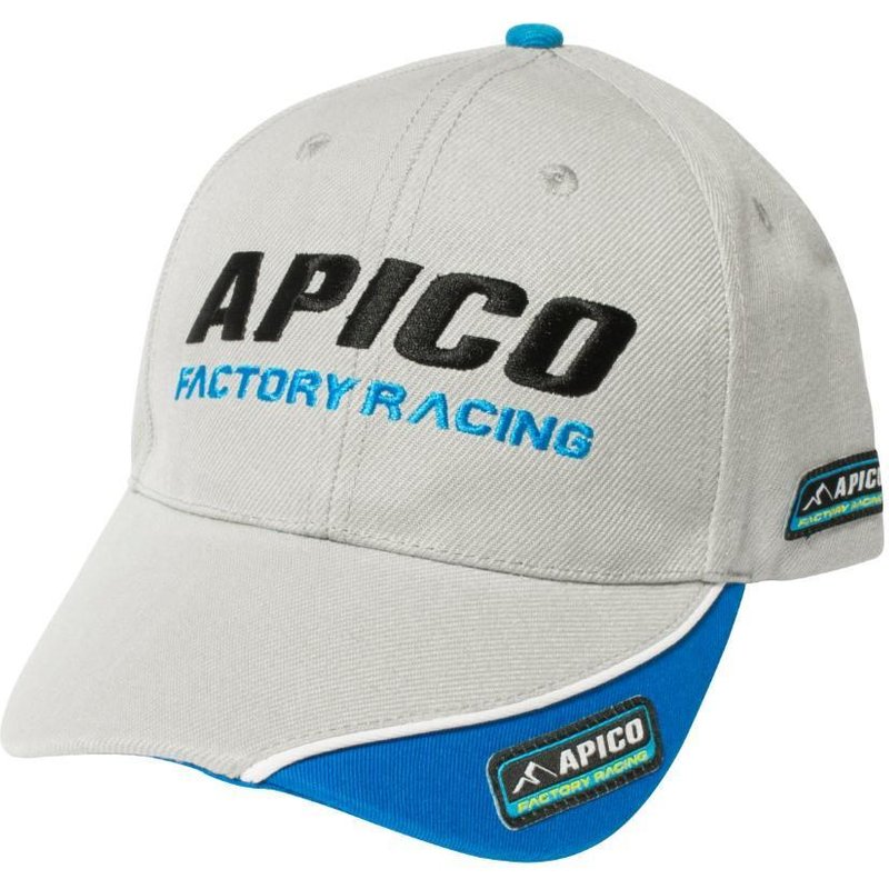 APICO CAP BB GREY - Apico Factory Racing Baseball Cap Grey