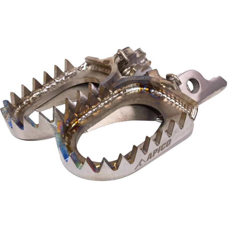FPTIOD CR/CRF - Apico Open Design Titanium Foot Pegs For Honda CR 125/250 2002-2007, CRF150R 2007-2025, CRF250R/CRF250X/CRF250RX 2004-2025, CRF450R/CRF450X/CRF450RX 2002-2025