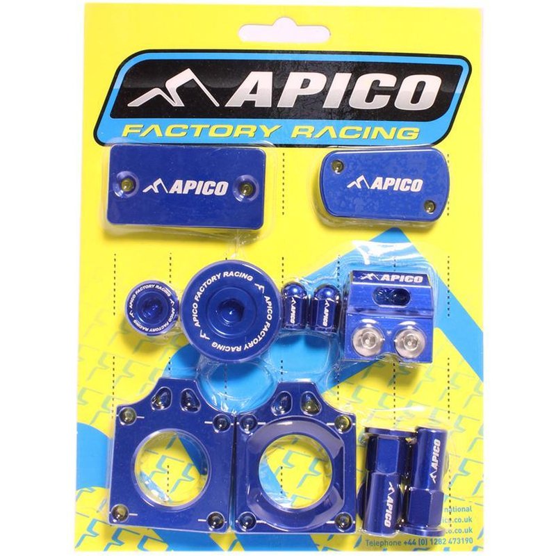 ABP SUZUKI 1 BU - Apico Factory Bling Pack For Suzuki RMZ250 2007-2023, RMZ450 2005-2023 Blue