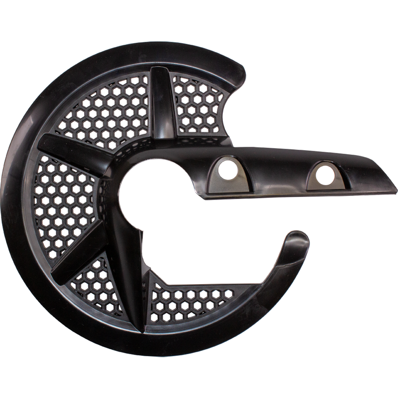 AT BDC GAS BK - Apico Front Brake Disc Cover For Gas Gas TXT/TXT Pro/Racing 125-300 2004-2024 Black