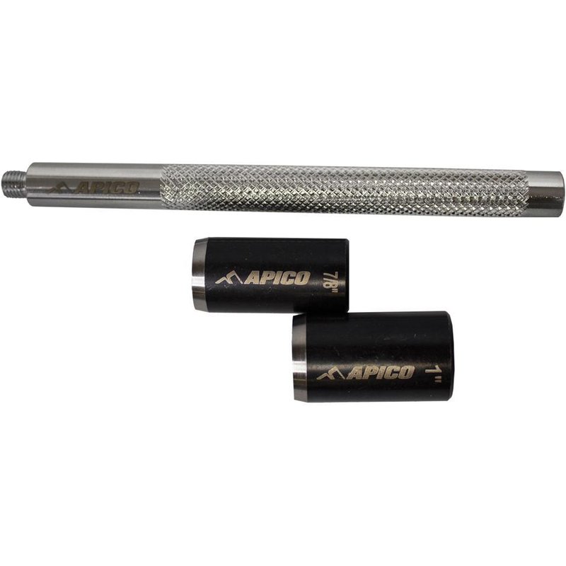 BAR END PUNCH API - Apico Handle Bar Grip End Cutter Kit Apico 22.5mm & 25.4mm (7/8" & 1")