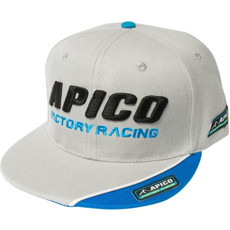 APICO CAP SB GREY - Apico Factory Racing Snapback Cap Grey