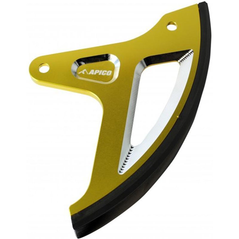 DISC GUARD RM-Z YW - Apico Rear Brake Disc Guard For Suzuki RMZ250 2011-2023, RMZ450 2008-2023, DRZ400 2005-2019 Yellow